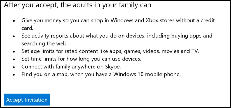 Windows 10 - Setting up parental controls