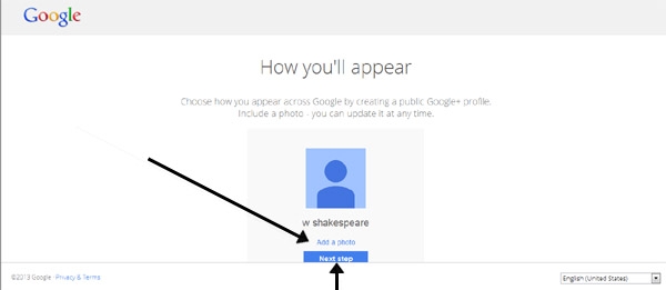 How your gmail profile photo will appear