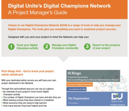 Our project manager guide to the Digital Champions Network