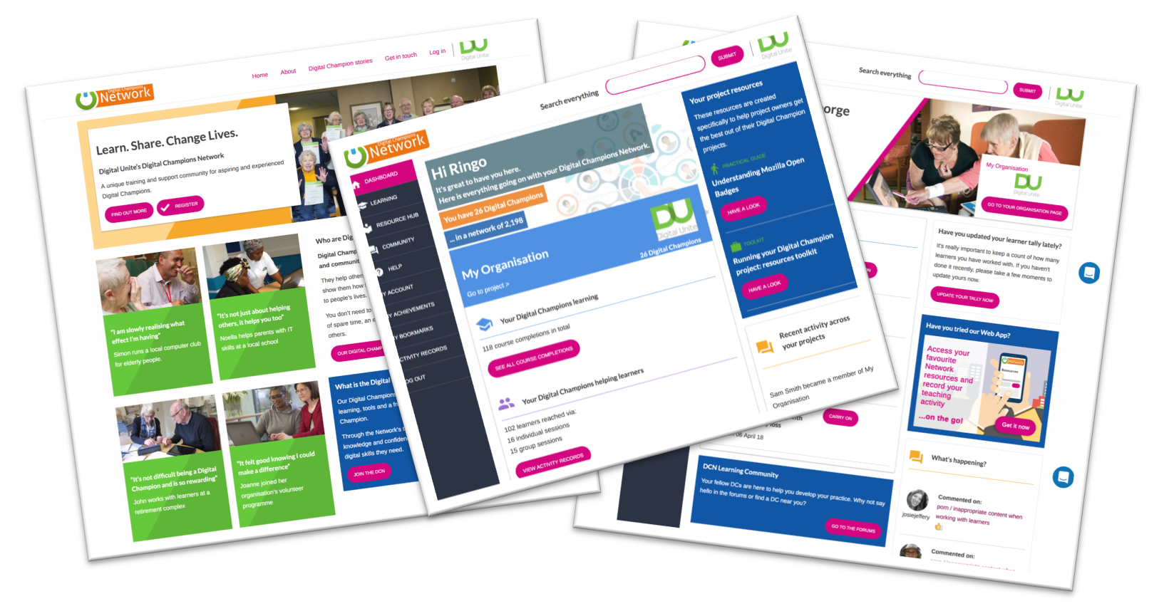 Pages from the Digital Champions Network