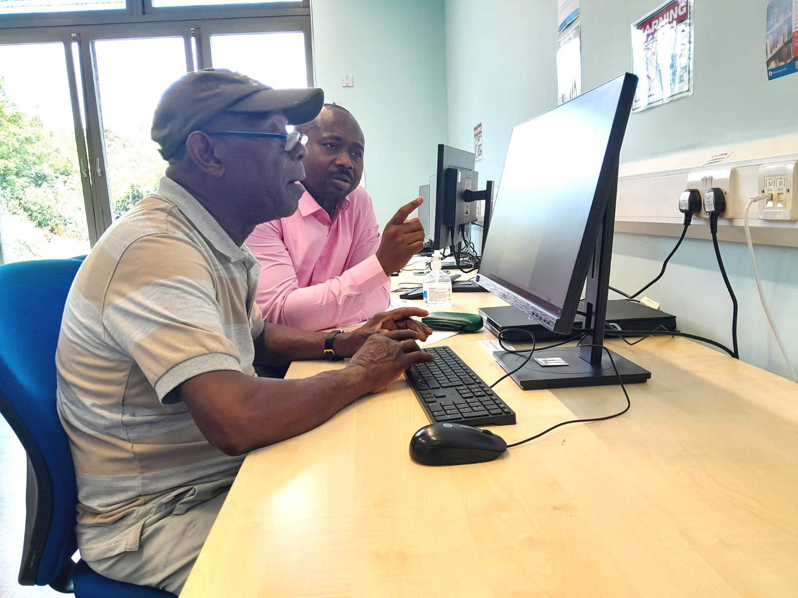 Digital Champion in learner session