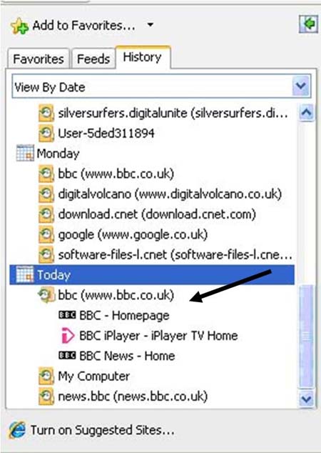 Several pages under one main heading