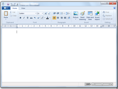 Microsoft Wordpad   -  5