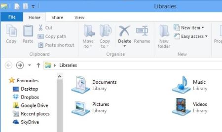 how to make a new file on windows 8