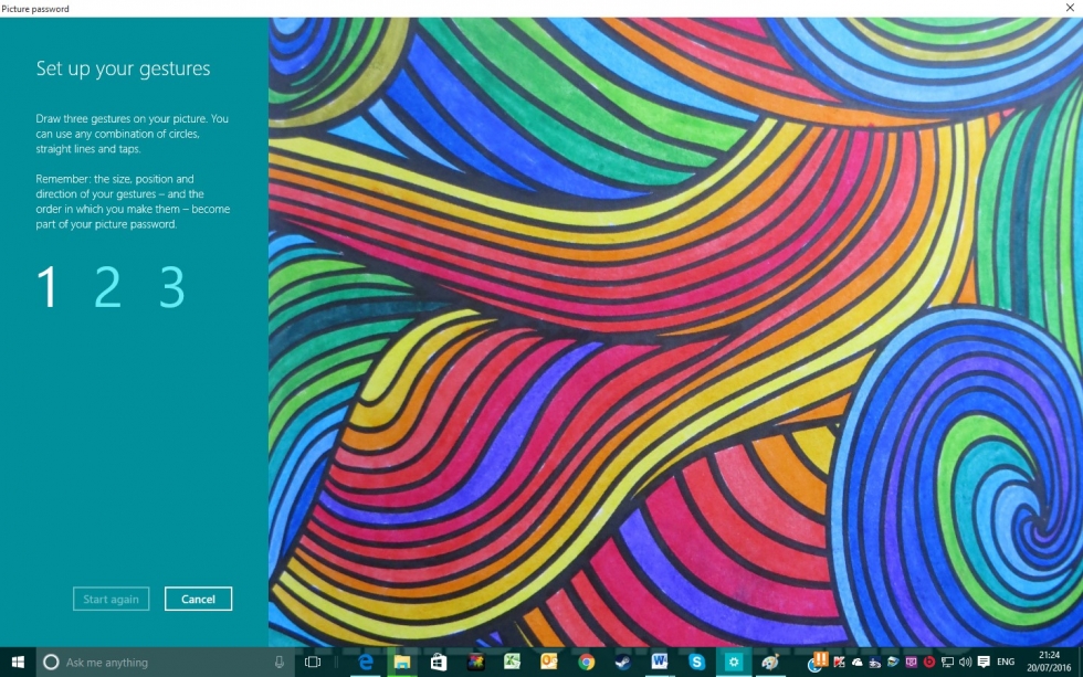 Windows sign in screenshot
