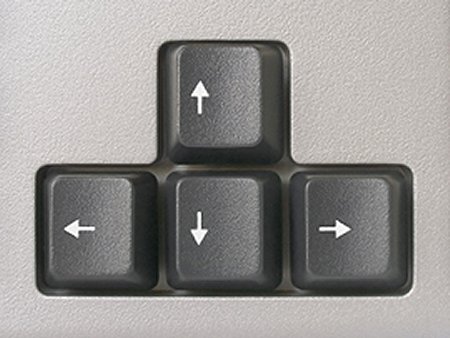 Keyboard arrow keys