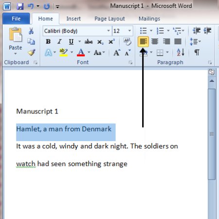 how to align text vertically in microsoft word for mac