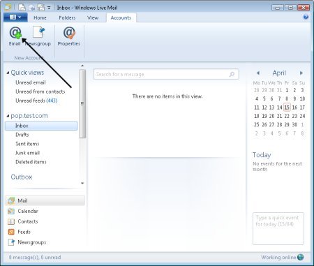 Windows live email