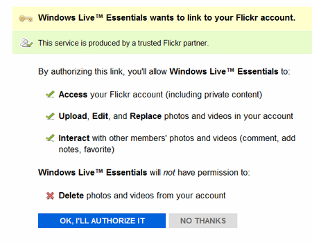 Authorise it button