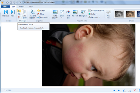 How To Edit Pictures With Windows Live Photo Gallery Digital Unite