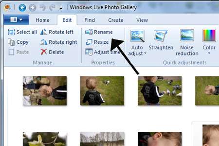 How To Edit Pictures With Windows Live Photo Gallery Digital Unite