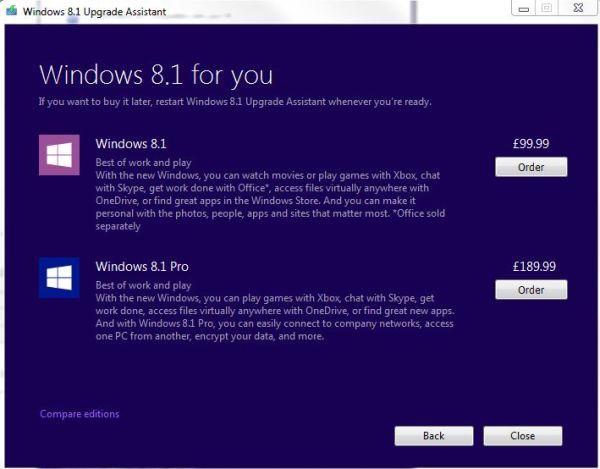 Buying Windows 8.1