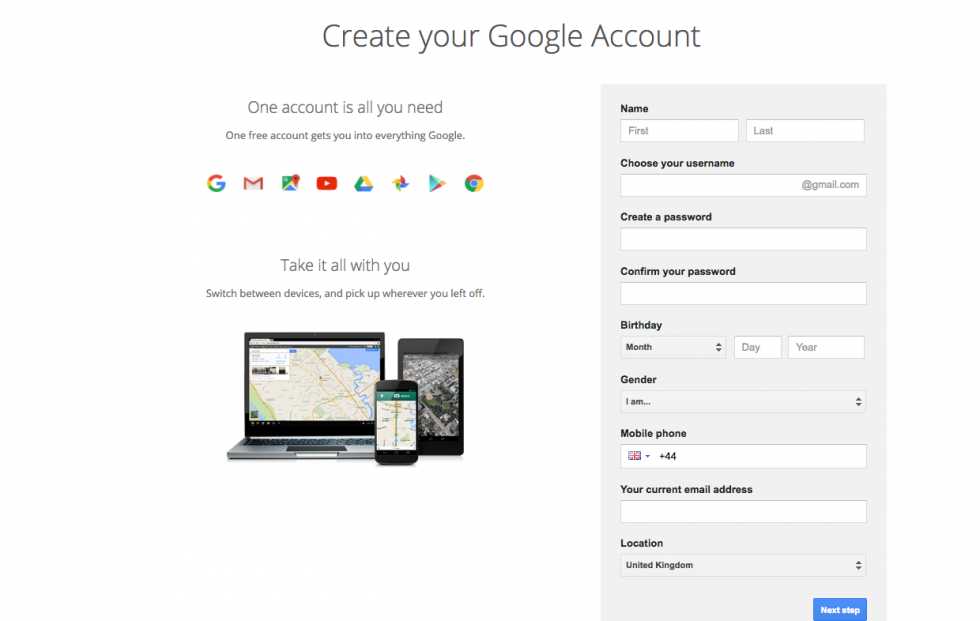 How to create official Gmail account - newafricaupdates