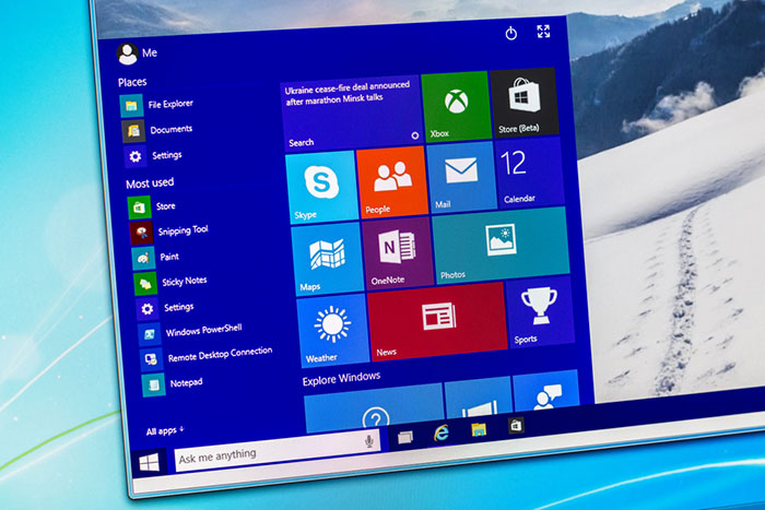 Windows 10 interface screenshot