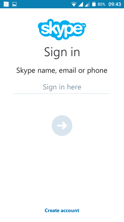 cannot connect to skype on my phone