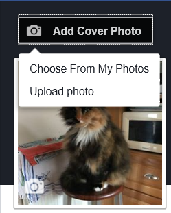 add a cover photo