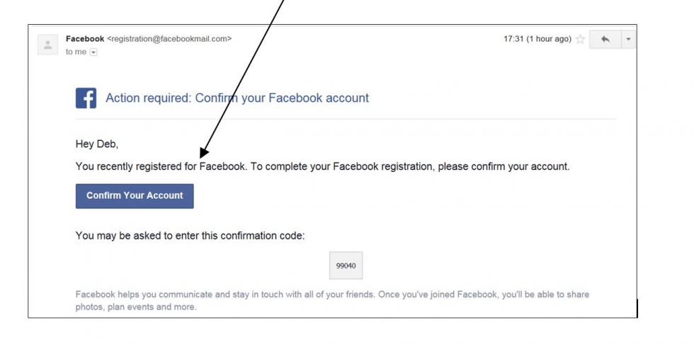 confirm your account 