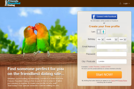 friends reunited dating login