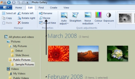 Resize button