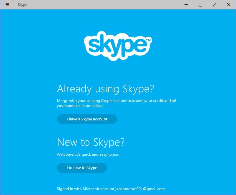 skype sign in is blocked