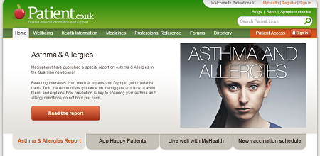 Patient website