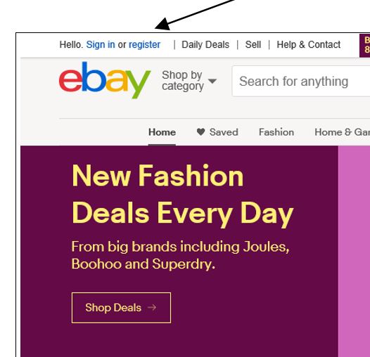 sign into ebay