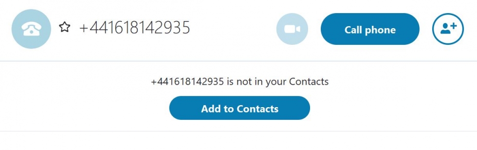 add a landline to your list of contacts