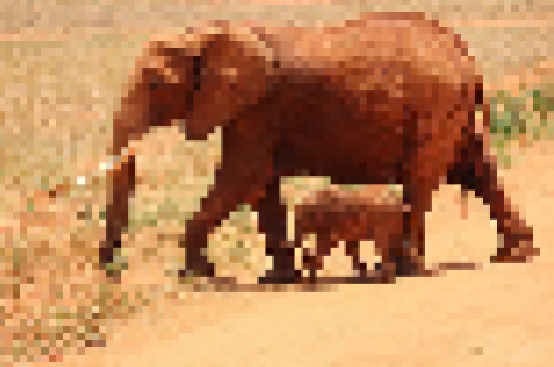 Example of pixelated image