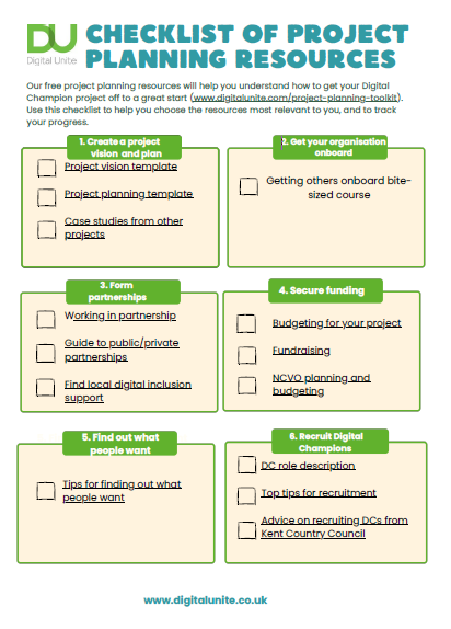 Project planning checklist