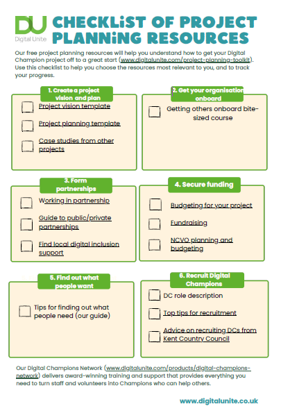 Project toolkit checklist
