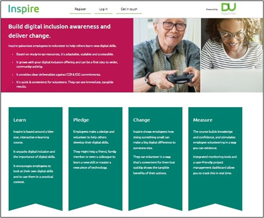 Inspire dashboard