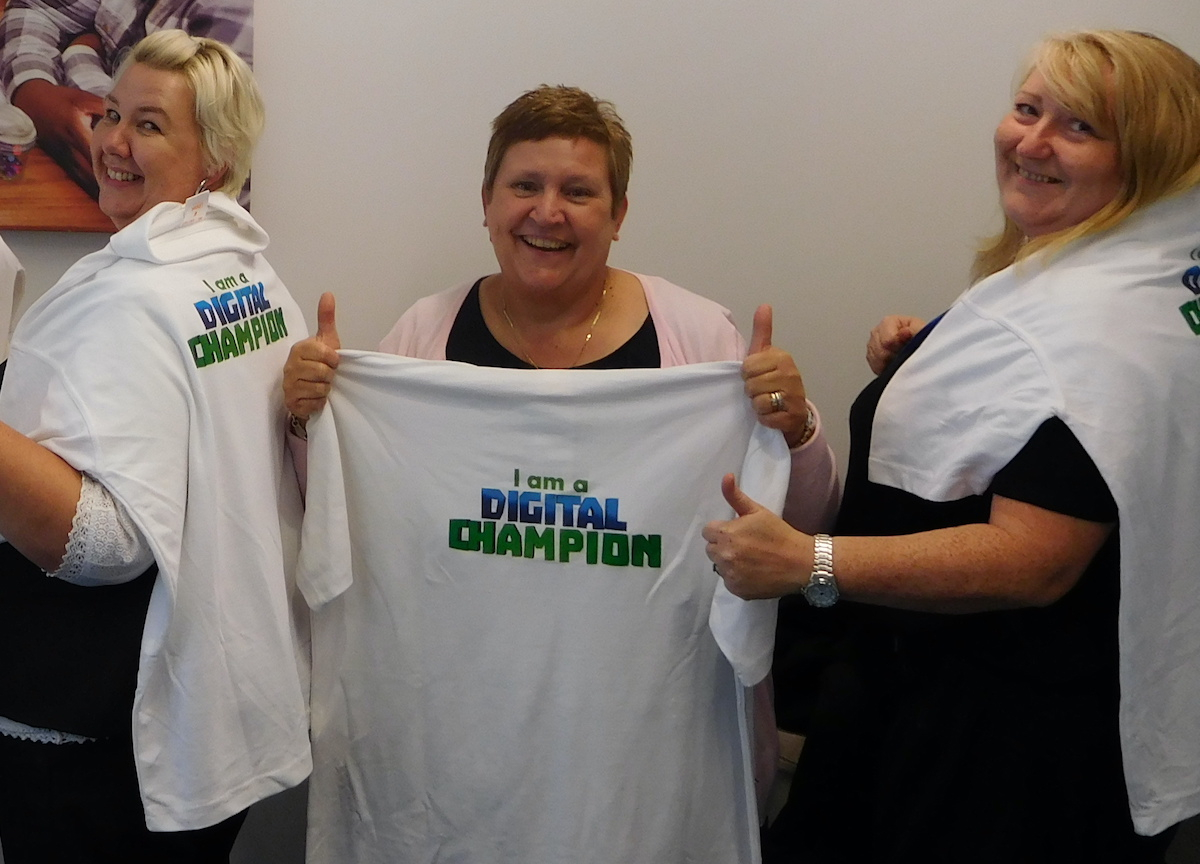 Ladies with DCN tshirts
