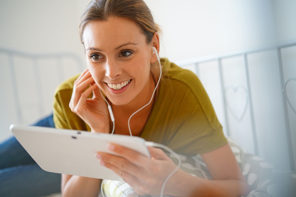 Happy tablet users