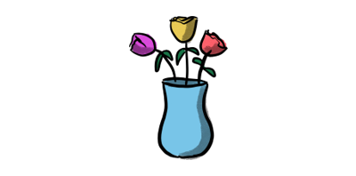 A vase of flowers