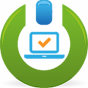 Open badge showing an icon of a computer with a checkmark on the screen