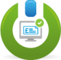 Open badge icon showing an illustration of a digital payslip