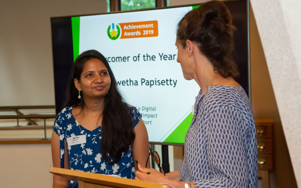 Swetha Papisetty and Emma Weston from Digital Unite