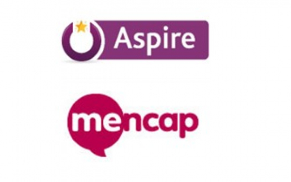 Mencap and Aspire logos