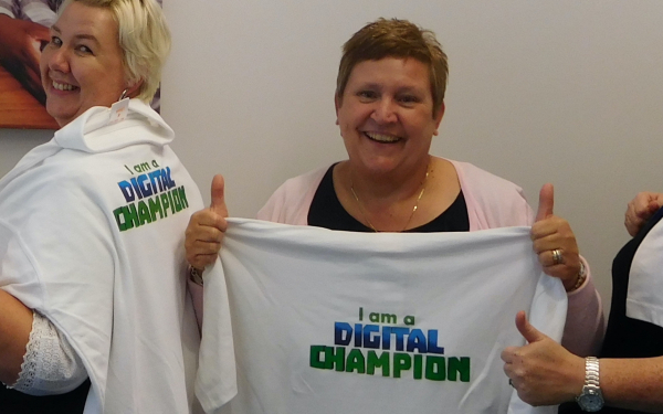 digital champions smiling