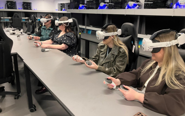 people in VR headsets