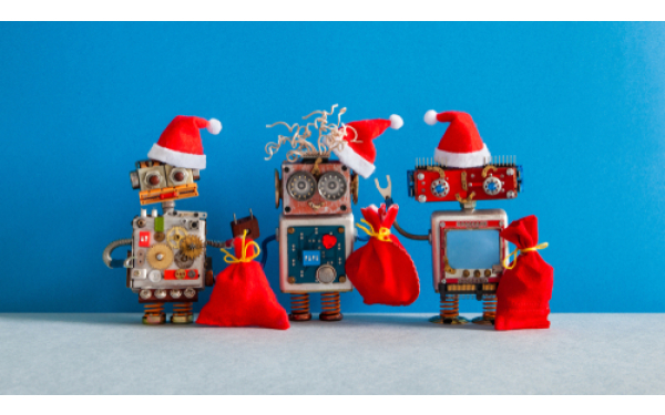 robots looking like elves