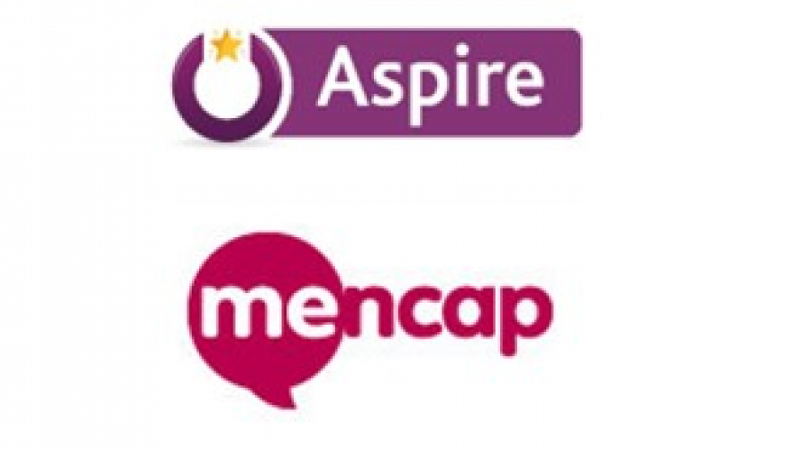 Mencap and Aspire logos