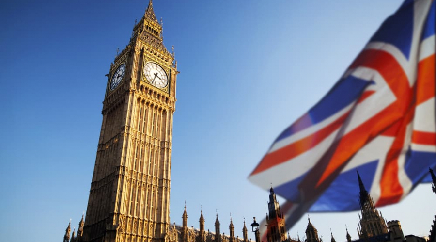 Picture of Big Ben and Union Jack to reflect the Government new digital strategy