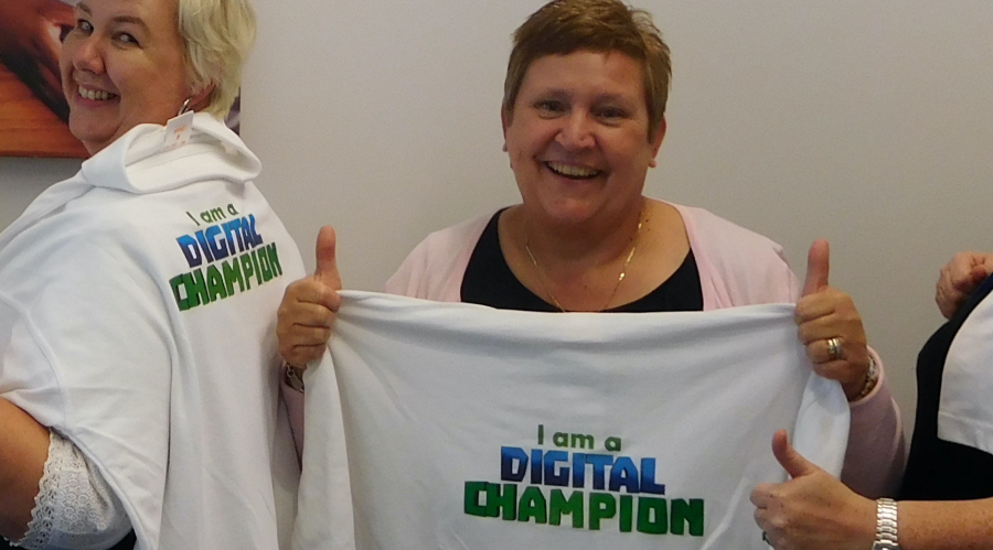 digital champions smiling