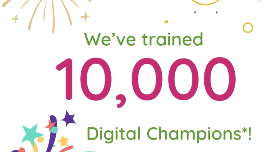 graphic saying we've trained 10,000 Champions! 