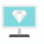 diamond on screen
